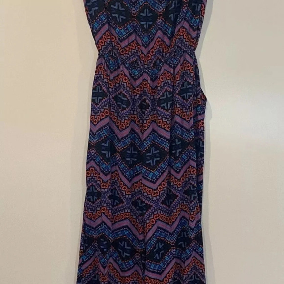 Express Multi Color Tribal Print Wide Leg Jumpsuit Womens Size Medium (555) - Picture 4 of 8